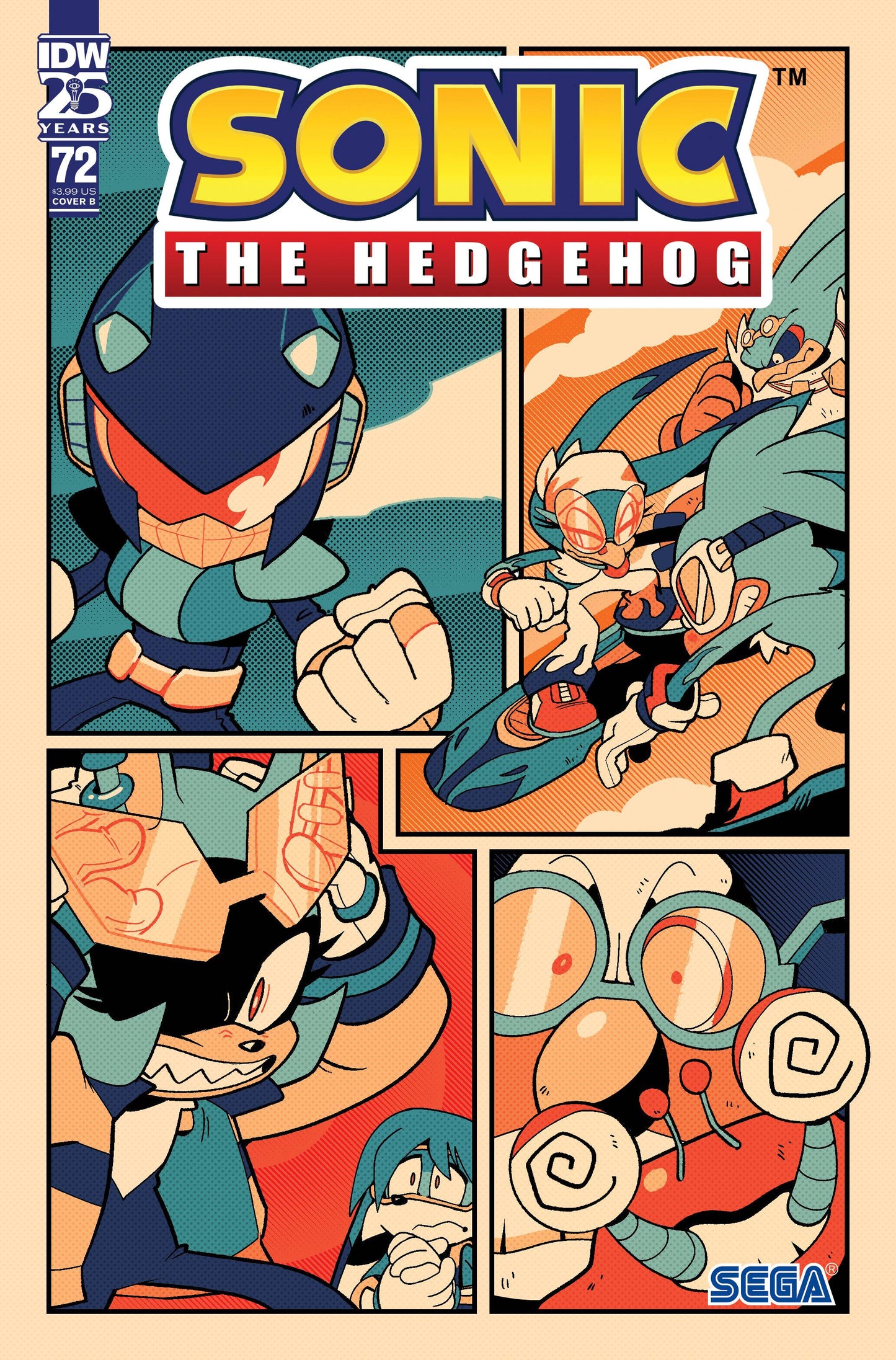 SONIC THE HEDGEHOG #72 CVR B ROTHLISBERGER (Backorder, Allow 3-4 Weeks)