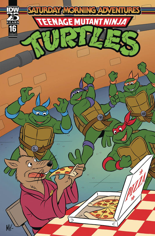 TMNT SATURDAY MORNING ADV 2023 #16 CVR B KAZALEH (Backorder, Allow 3-4 Weeks)