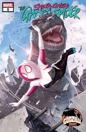 SPIDER-GWEN THE GHOST-SPIDER #5 INHYUK LEE GODZILLA VAR (Backorder, Allow 4-5 Weeks) - Comicbookeroo