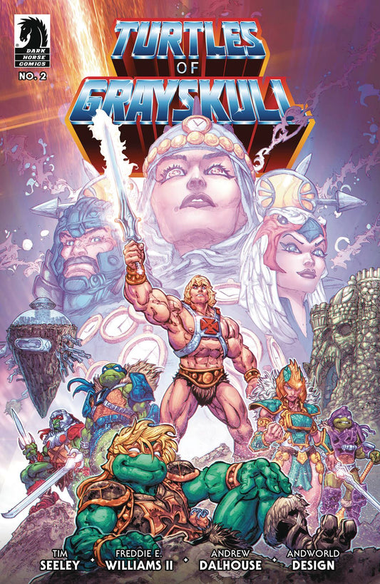 MASTERS OF UNIVERSE TMNT TURTLES OF GRAYSKULL #2 CVR A WILLI (Backorder, Allow 4-5 Weeks) - Comicbookeroo