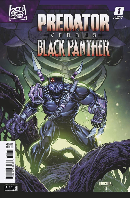 PREDATOR VS BLACK PANTHER #1 (OF 4) KEN LASHLEY VAR (Backorder, Allow 4-5 Weeks) - Comicbookeroo