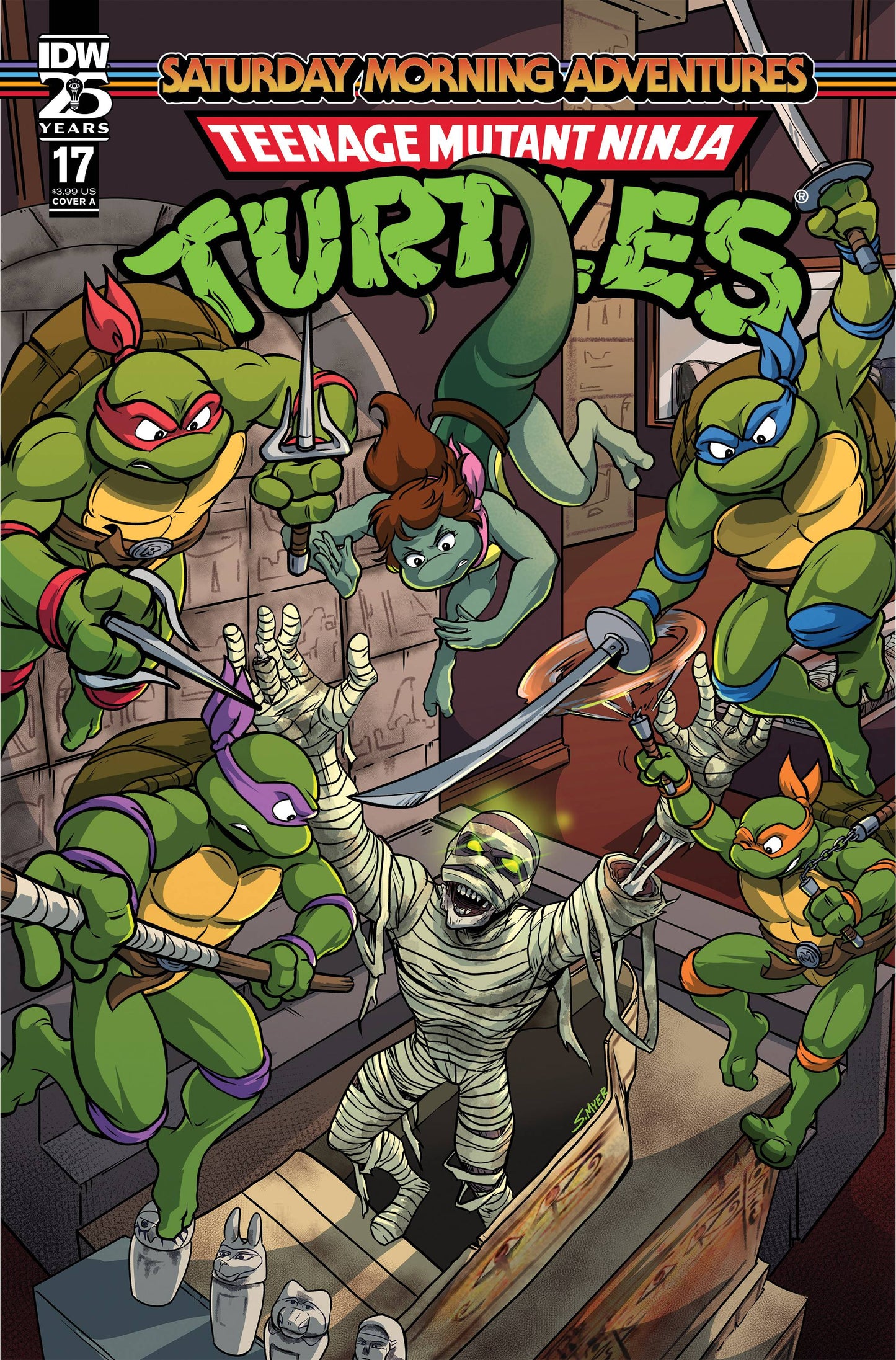 TMNT SATURDAY MORNING ADV 2023 #17 CVR A MYER (Backorder, Allow 3-4 Weeks)