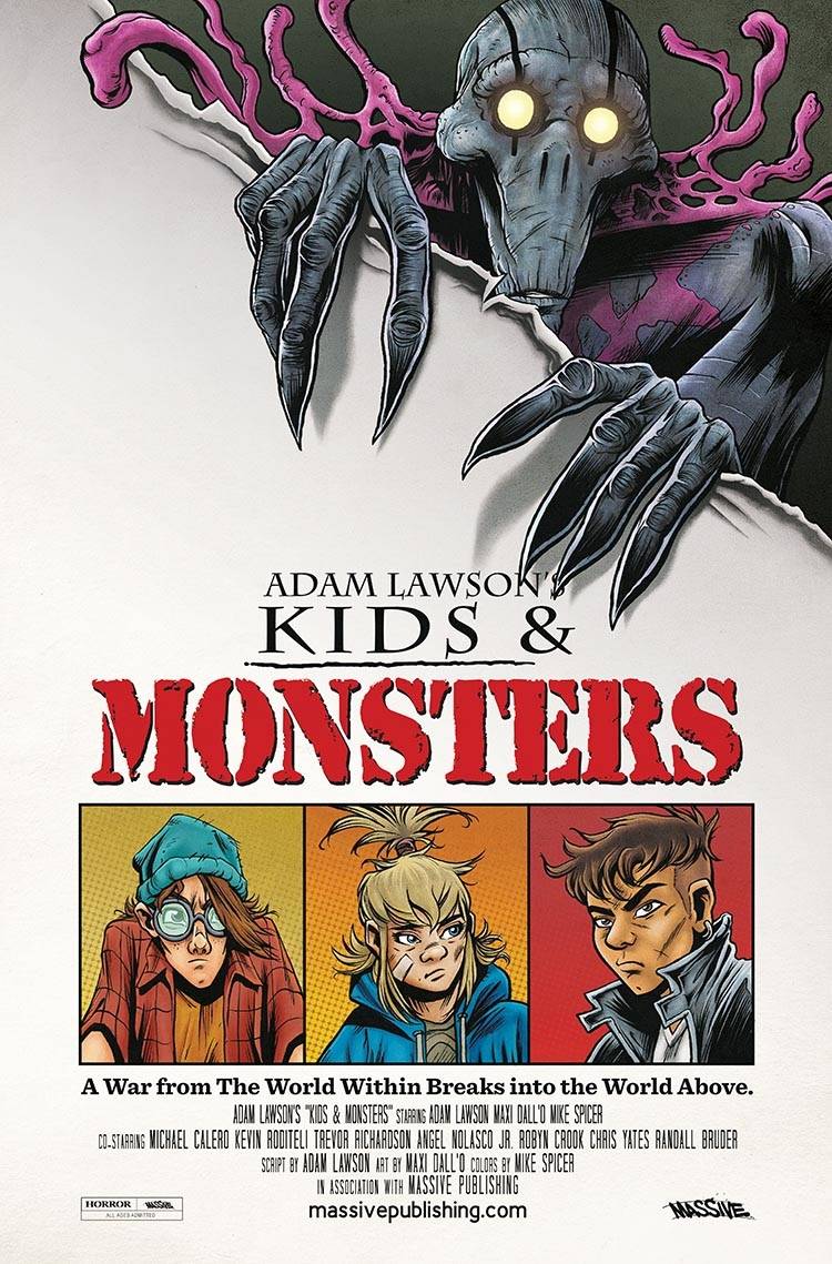 KIDS & MONSTERS #2 (OF 4) CVR C RICHARDSON HOMAGE (08 Jan Release) - Comicbookeroo