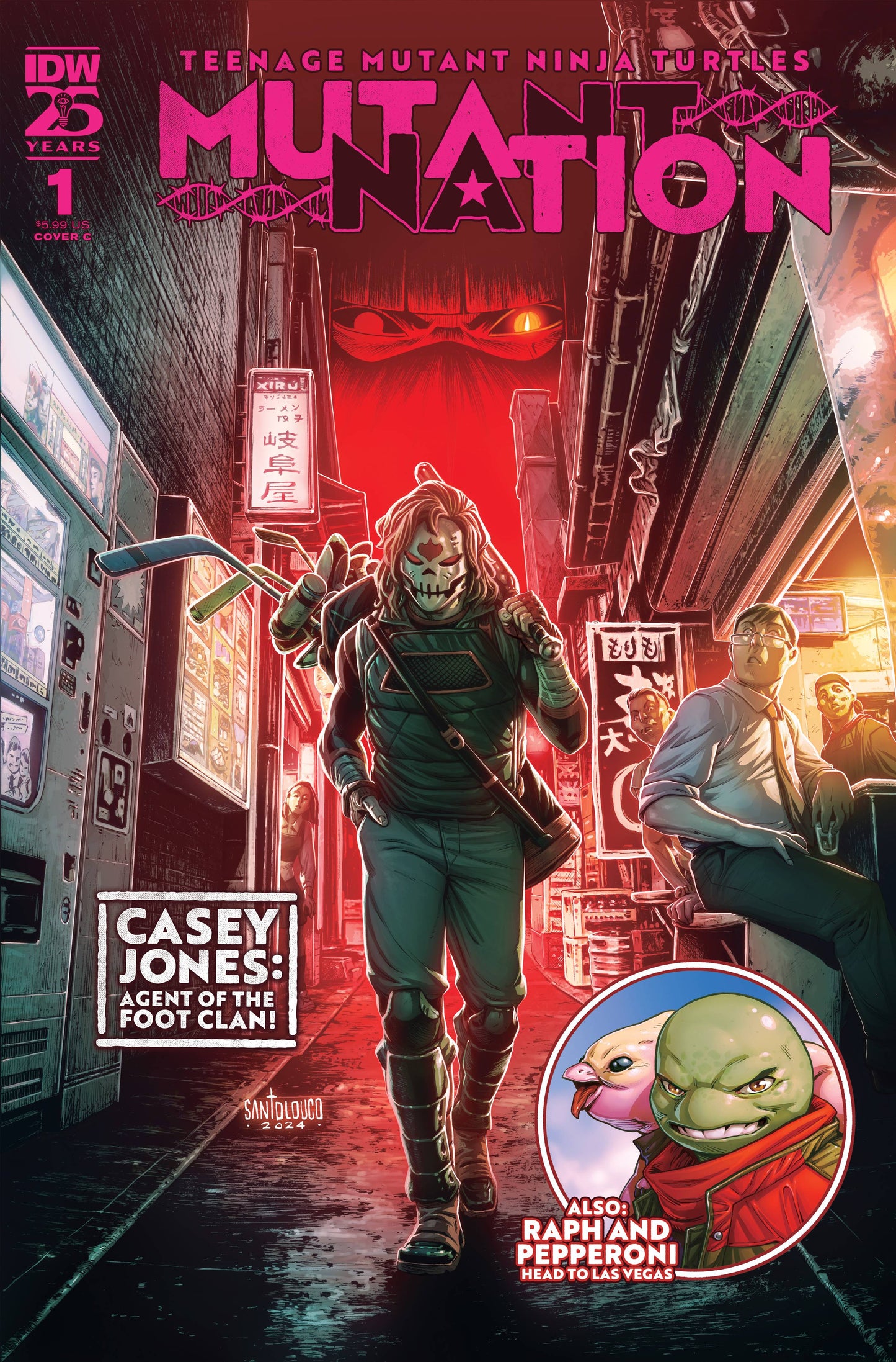 TMNT MUTANT NATION #1 CVR C SANTOLOUCO (Backorder, Allow 4-5 Weeks)