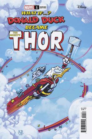 WHAT IF DONALD DUCK BECAME THOR #1 SKOTTIE YOUNG VAR (Backorder, Allow 4-5 Weeks)