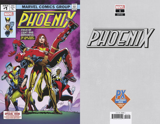 PHOENIX #1 WILL SLINEY PX VARIANT EDITION SDCC 2024 - Comicbookeroo