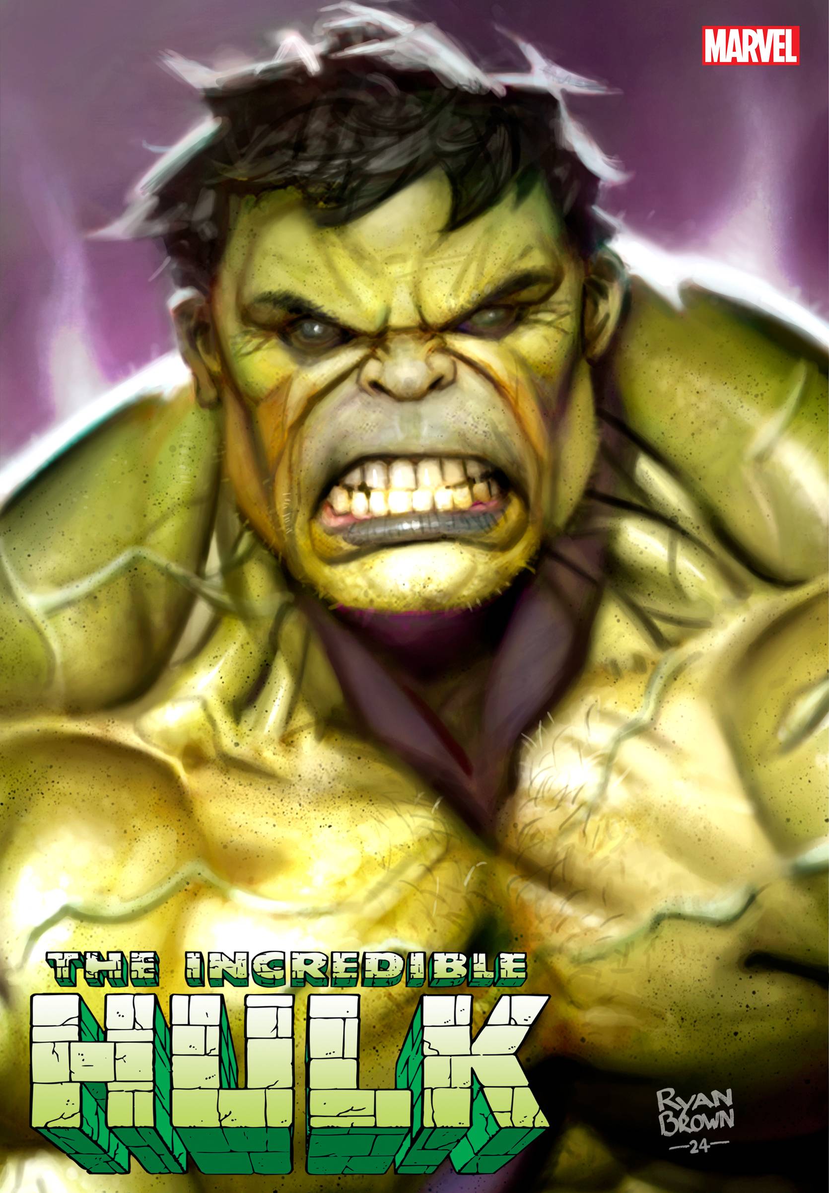 INCREDIBLE HULK #18 RYAN BROWN VAR (Backorder, Allow 4-5 Weeks) - Comicbookeroo