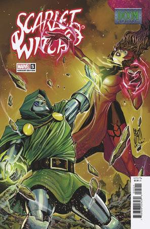 SCARLET WITCH #5 STEFANO CASELLI DOOM VAR (Backorder, Allow 4-5 Weeks) - Comicbookeroo