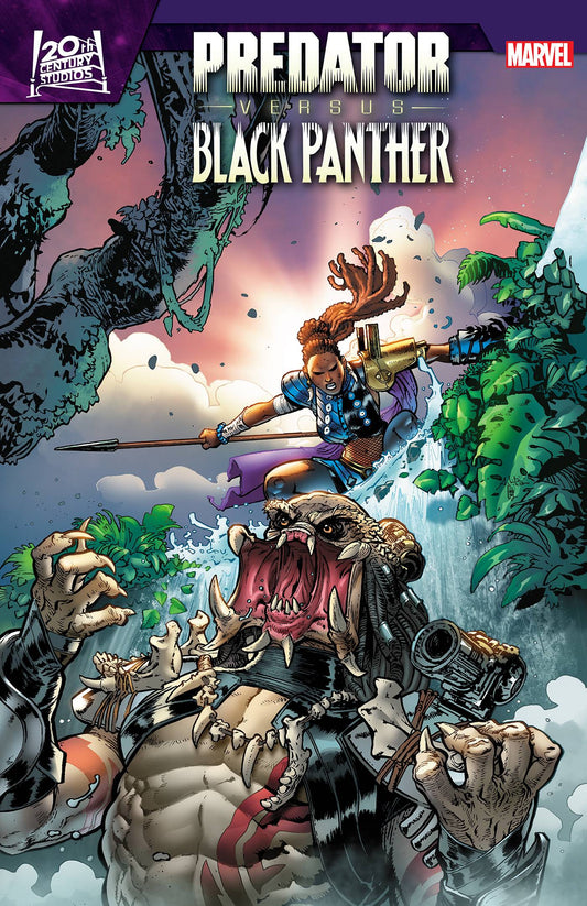 PREDATOR VS BLACK PANTHER #3 (OF 4) ANDREI BRESSAN VAR (Backorder, Allow 4-5 Weeks) - Comicbookeroo