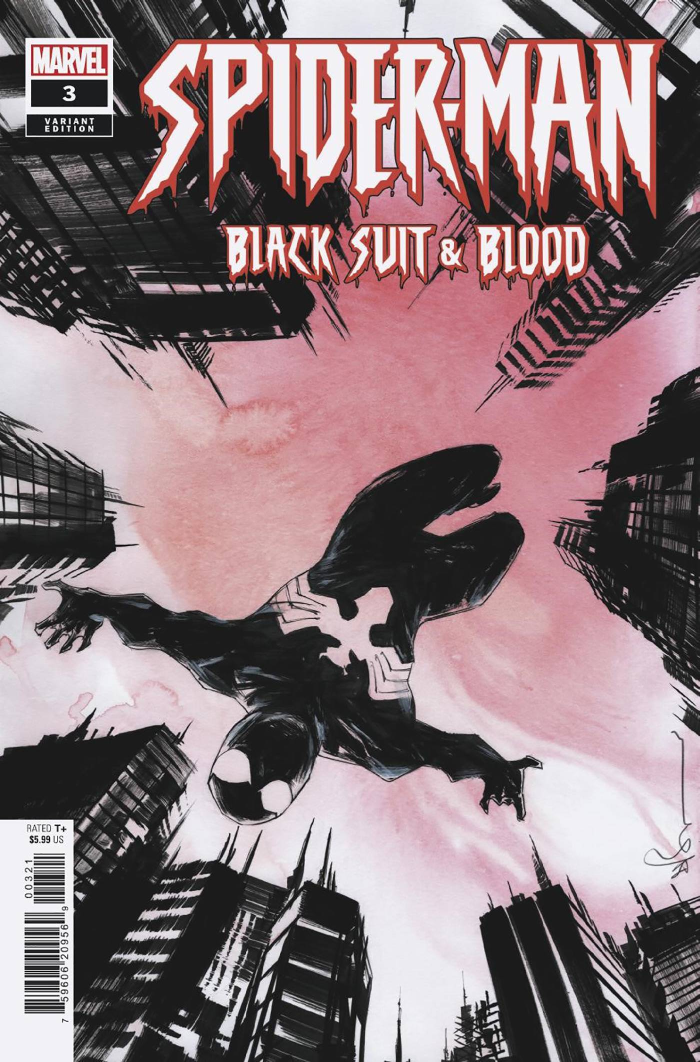 SPIDER-MAN BLACK SUIT AND BLOOD #3 (OF 4) DUSTIN NGUYEN VAR (09 Oct Release)