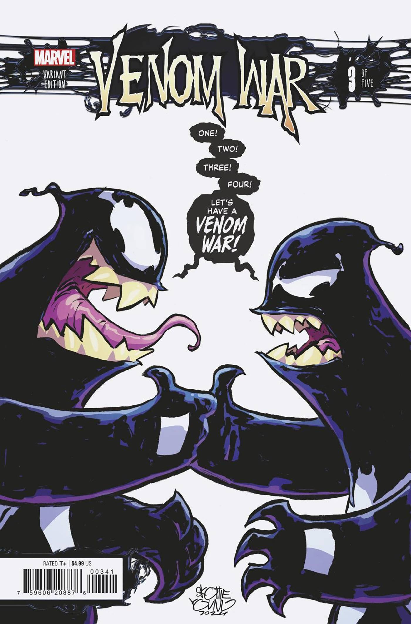 VENOM WAR #3 (OF 5) SKOTTIE YOUNG VAR (Backorder, Allow 4-5 Weeks) - Comicbookeroo