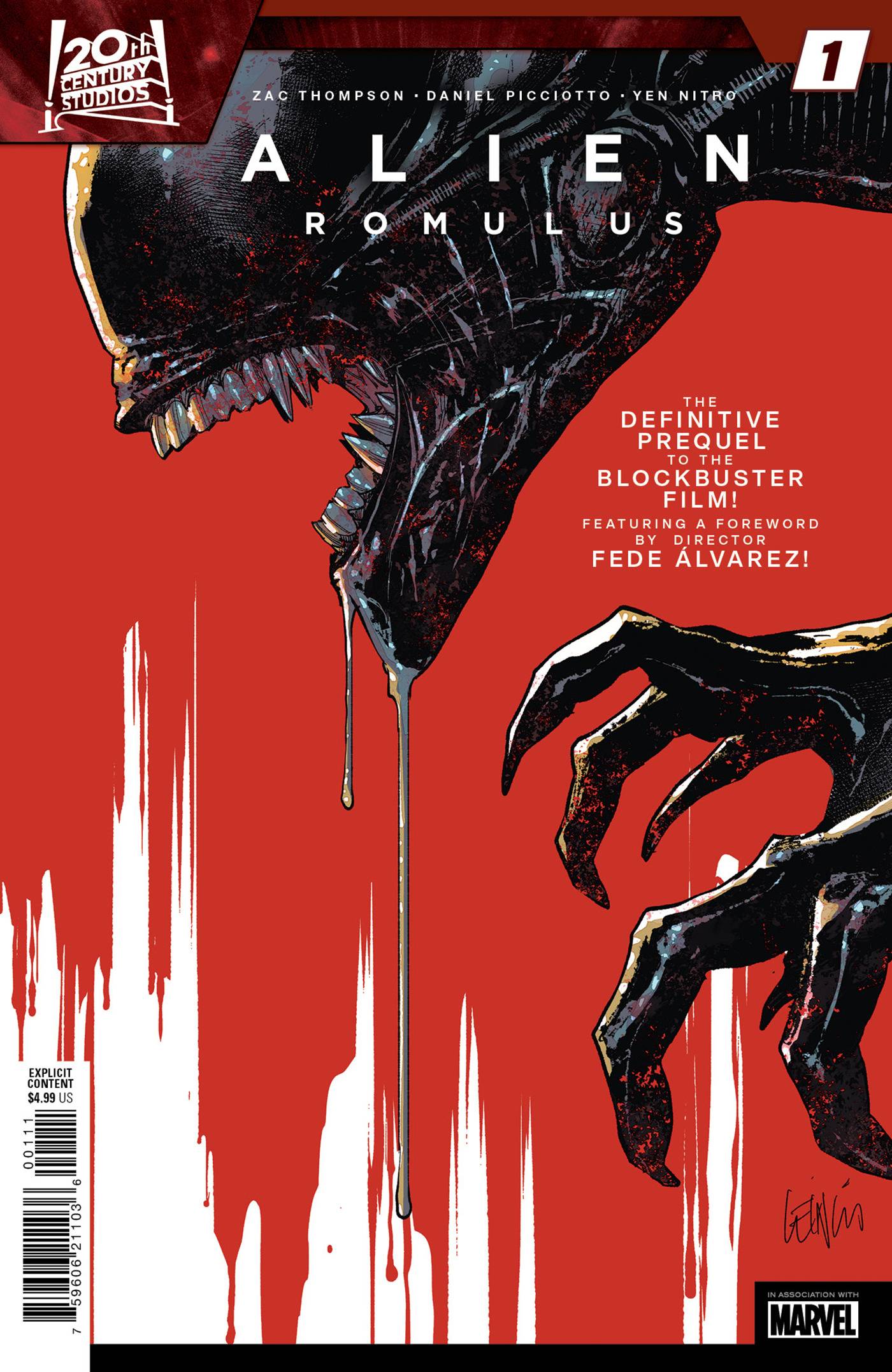 ALIEN ROMULUS ANNUAL #1 (16 Oct Release)