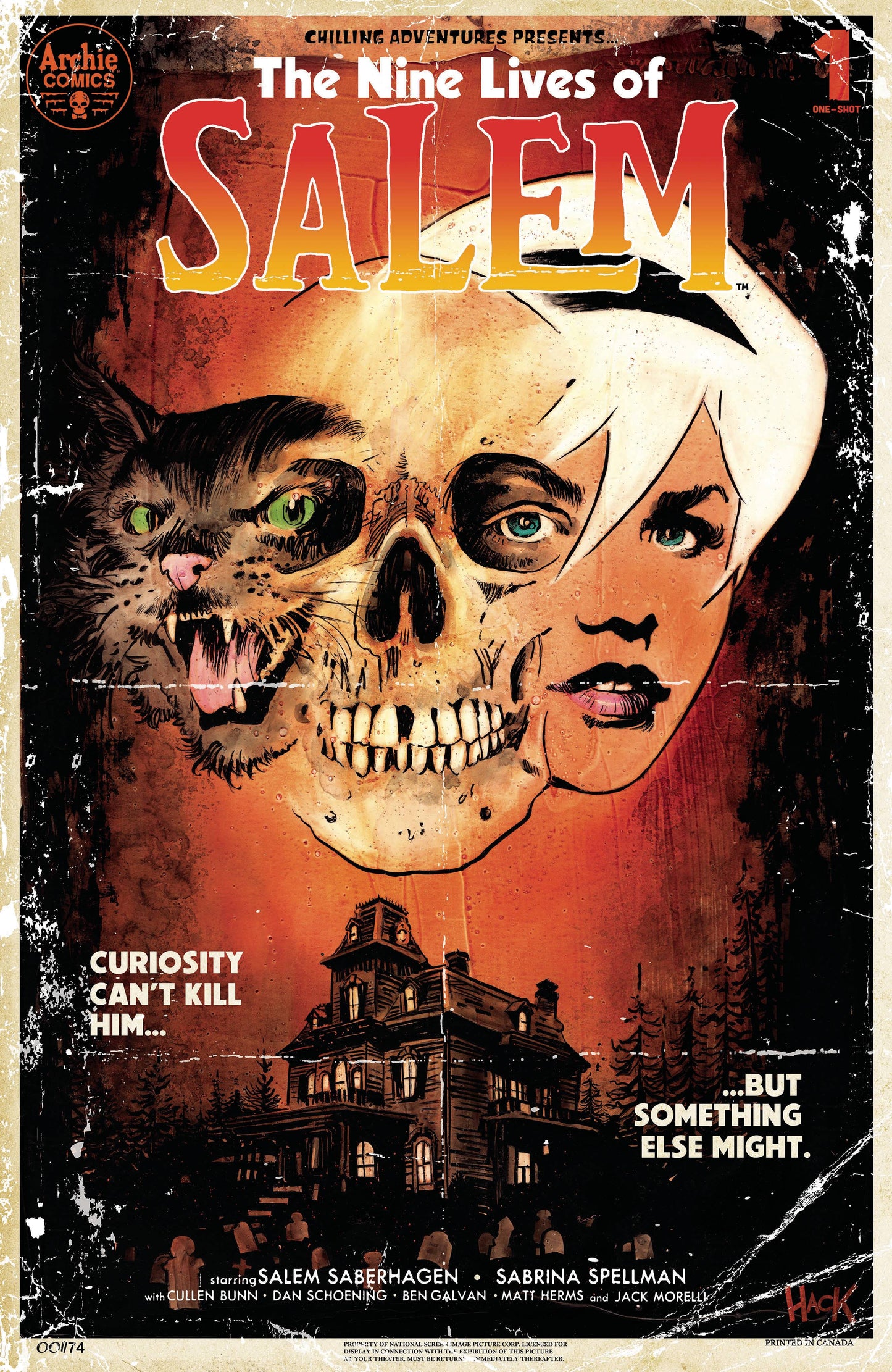 NINE LIVES OF SALEM ONESHOT CVR B ROBERT HACK (19 Feb Release) - Comicbookeroo