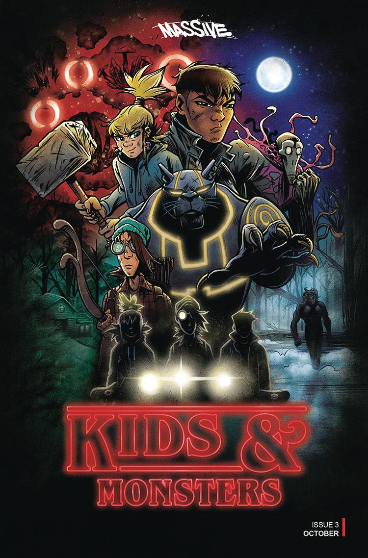 KIDS & MONSTERS #3 (OF 4) CVR C RICHARDSON TV HOMAGE (12 Feb Release)