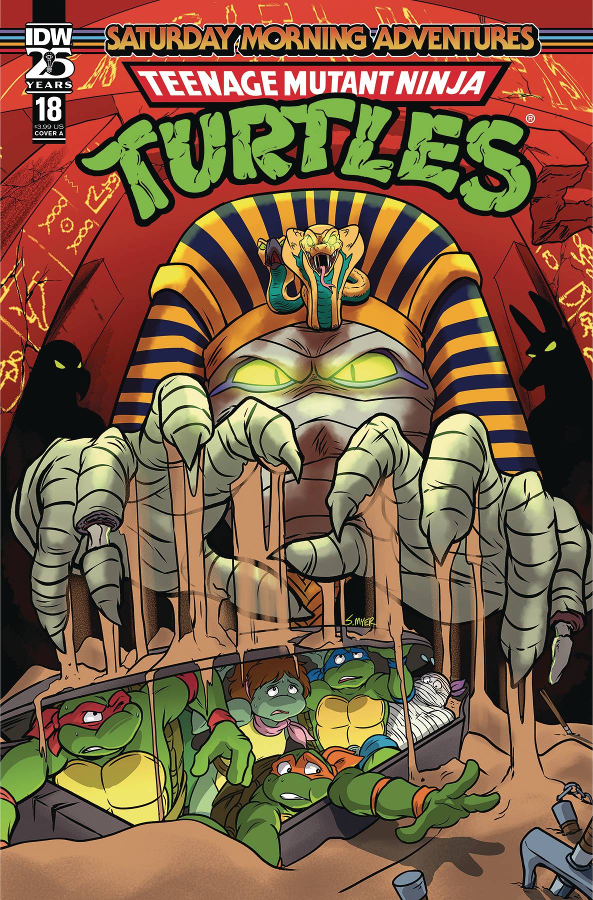 TMNT SATURDAY MORNING ADV #18 CVR A MYER (Backorder, Allow 3-4 Weeks)