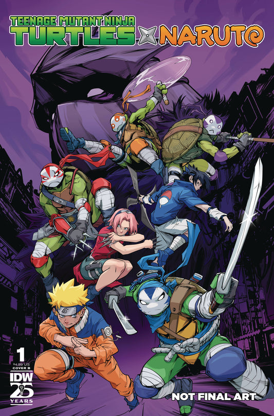 TEENAGE MUTANT NINJA TURTLES X NARUTO #1 CVR B PRASETYA (20 Nov Release)