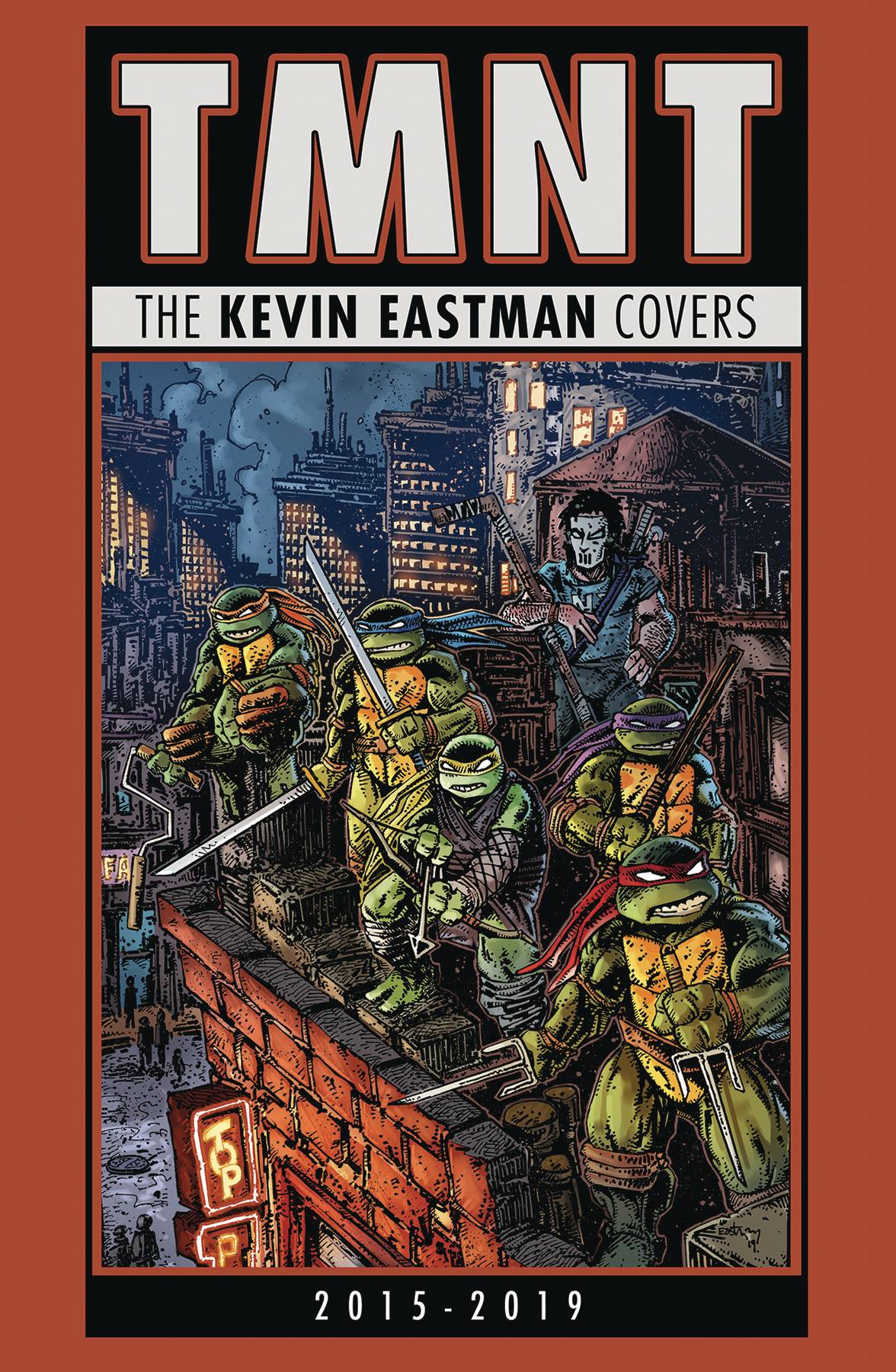 TMNT KEVIN EASTMAN COVERS 2015 TO 2019 HC (Backorder, Allow 4-5 Weeks)