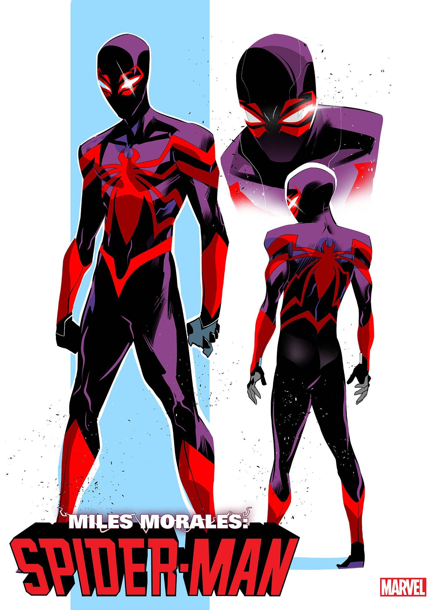 MILES MORALES SPIDER-MAN #25 INCV 1:10 FEDERICO VICENTINI DESIGN VAR - Comicbookeroo