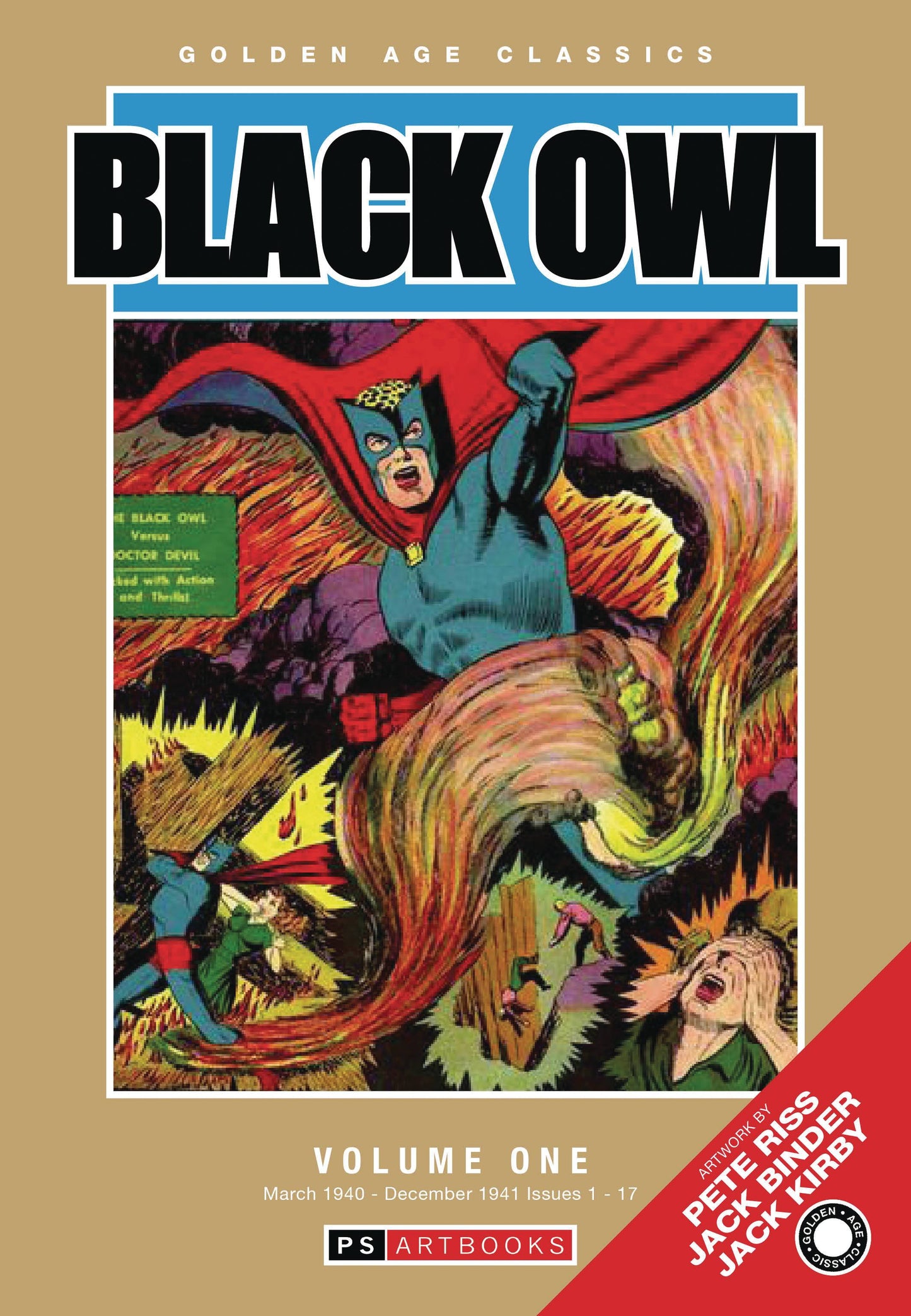 GOLDEN AGE CLASSICS PRIZE COMICS BLACK OWL HC VOL 01