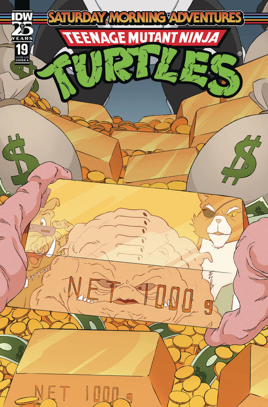 TMNT SATURDAY MORNING ADV #19 CVR A SCHOENING (Backorder, Allow 4-5 Weeks) - Comicbookeroo