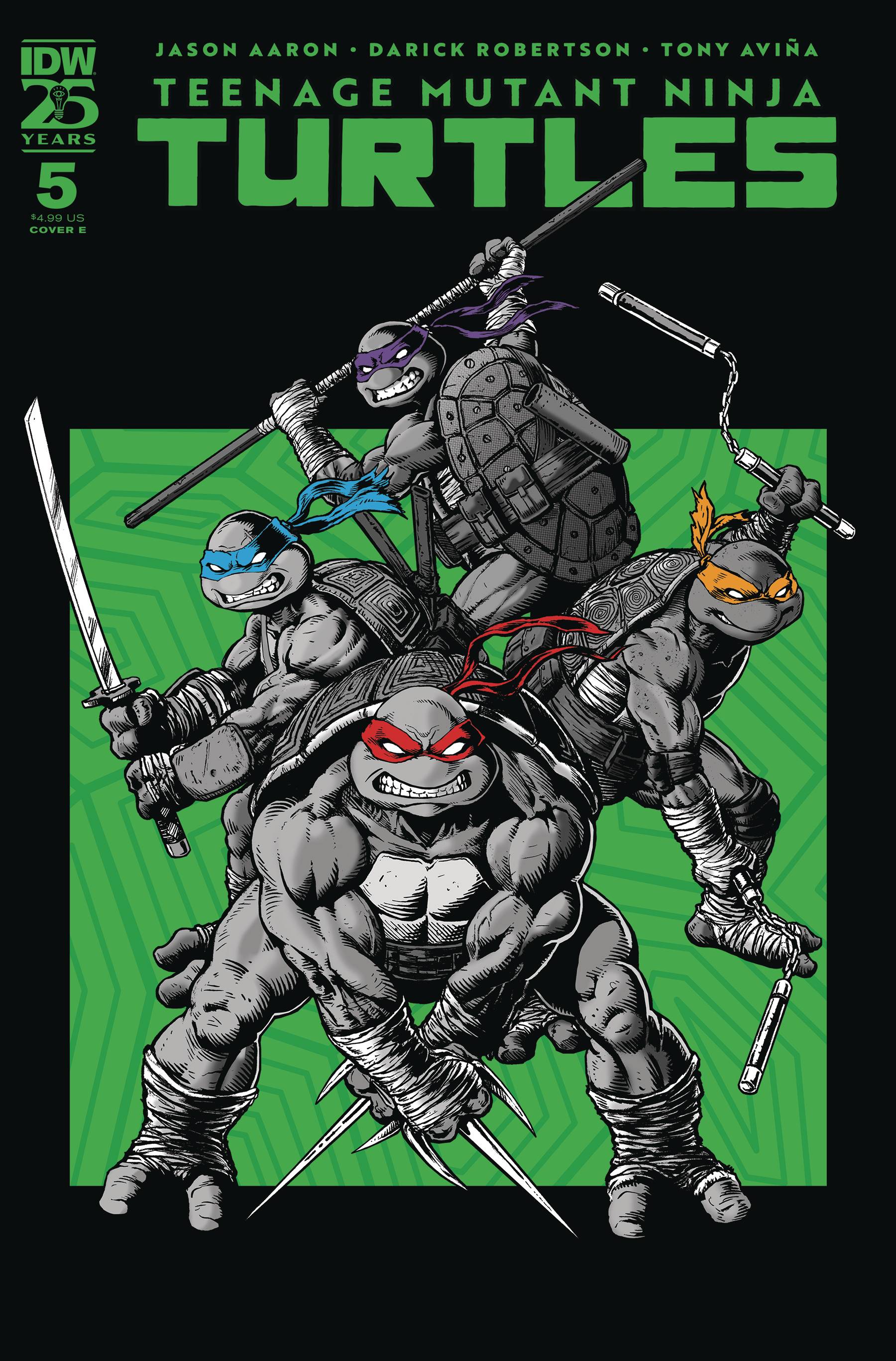 TEENAGE MUTANT NINJA TURTLES 2024 #5 CVR E ROBERTSON - Comicbookeroo