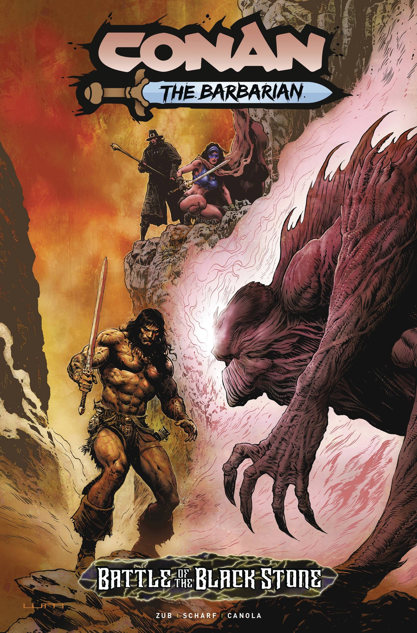 CONAN BARBARIAN BATTLE BLACKSTONE #3 (OF 4) CVR A SHARP (MR) (06 Nov Release)