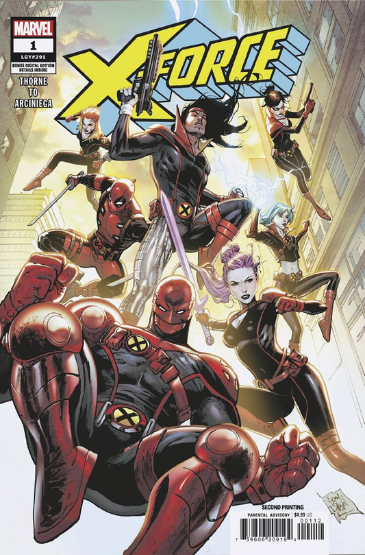 X-FORCE #1 2ND PTG TONY DANIEL VAR (Backorder, Allow 4-5 Weeks) - Comicbookeroo