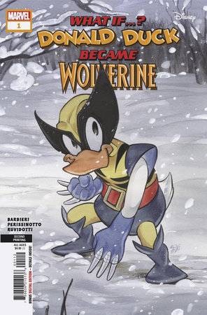 WHAT IF DONALD DUCK BECAME WOLVERINE #1 2ND PTG MOMOKO VAR (Backorder, Allow 4-5 Weeks) - Comicbookeroo