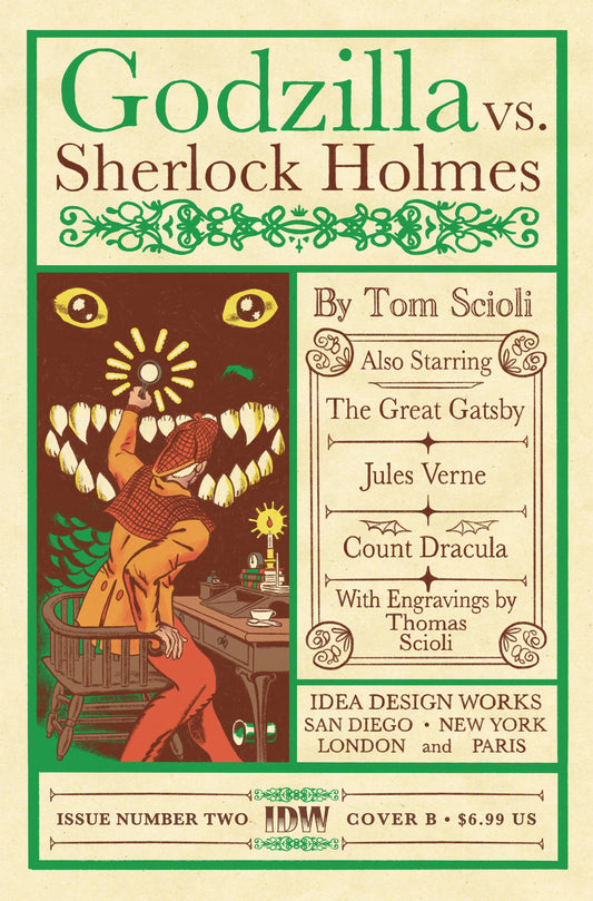 GODZILLA MONSTERPIECE THEATRE #2 CVR B SCIOLI - Comicbookeroo