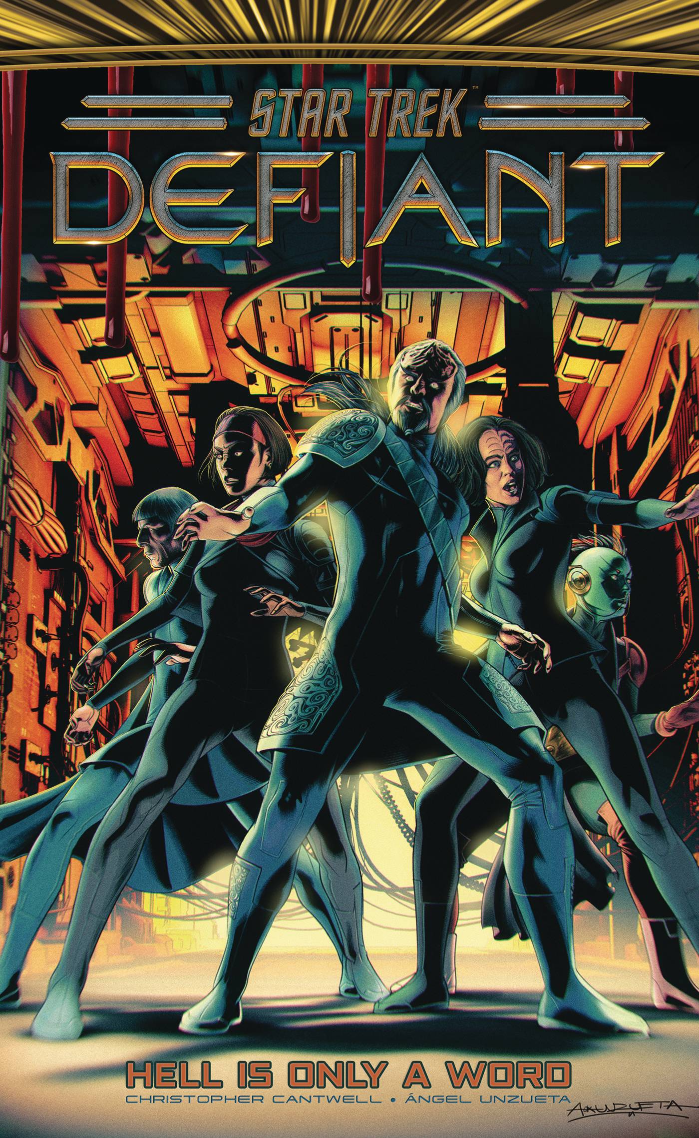 STAR TREK DEFIANT HC VOL 03 HELL IS ONLY A WORD (11 Dec Release) - Comicbookeroo