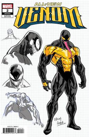 ALL NEW VENOM #2 INCV 1:10 CARLOS GOMEZ DESIGN VAR - Comicbookeroo