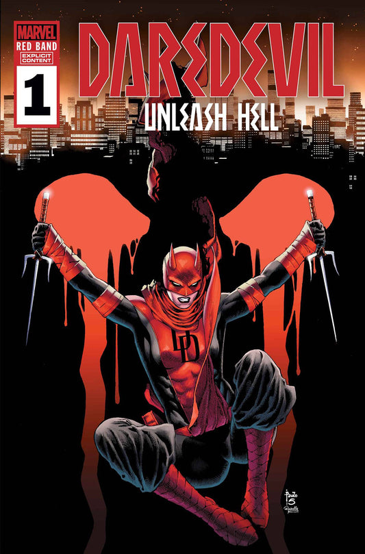 DAREDEVIL UNLEASH HELL RED BAND #1 (OF 5) (POLYBAG) (08 Jan Release)