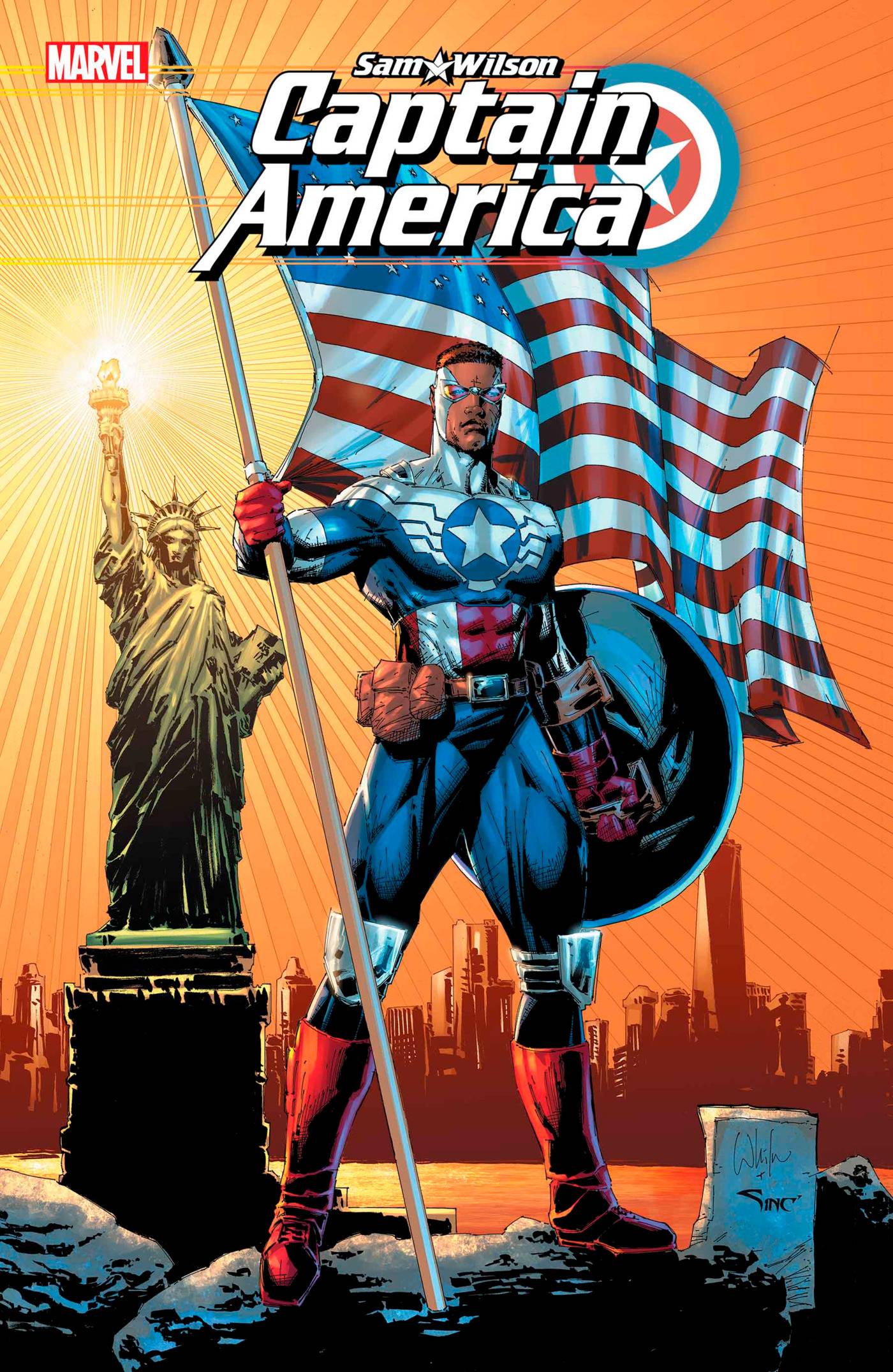 SAM WILSON CAPTAIN AMERICA #1 (OF 5) PORTACIO HOMAGE VAR (01 Jan Release)