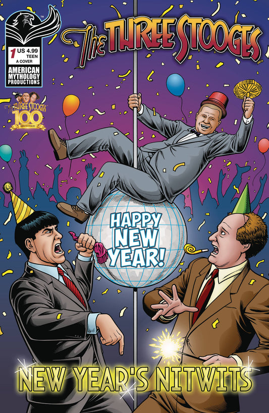 THREE STOOGES NEW YEARS NITWITS #1 CVR A FRAIMS (18 Dec Release)