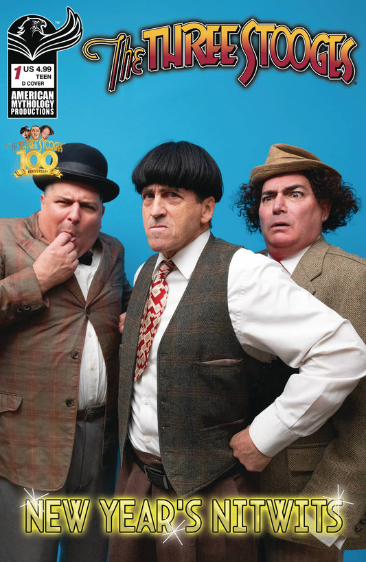 THREE STOOGES NEW YEARS NITWITS #1 CVR D NEW STOOGES PHOTO (18 Dec Release)