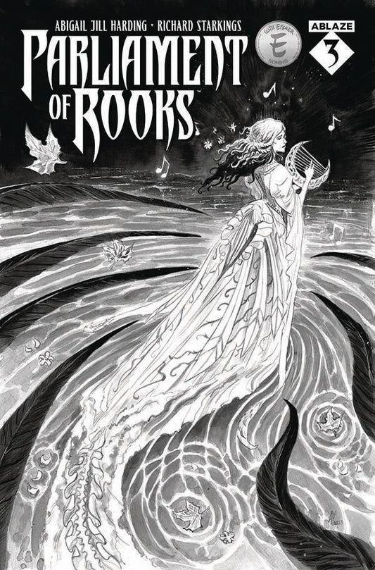 PARLIAMENT OF ROOKS #3 CVR B ABIGAIL JILL HARDING B&W (MR) (05 Feb Release) - Comicbookeroo