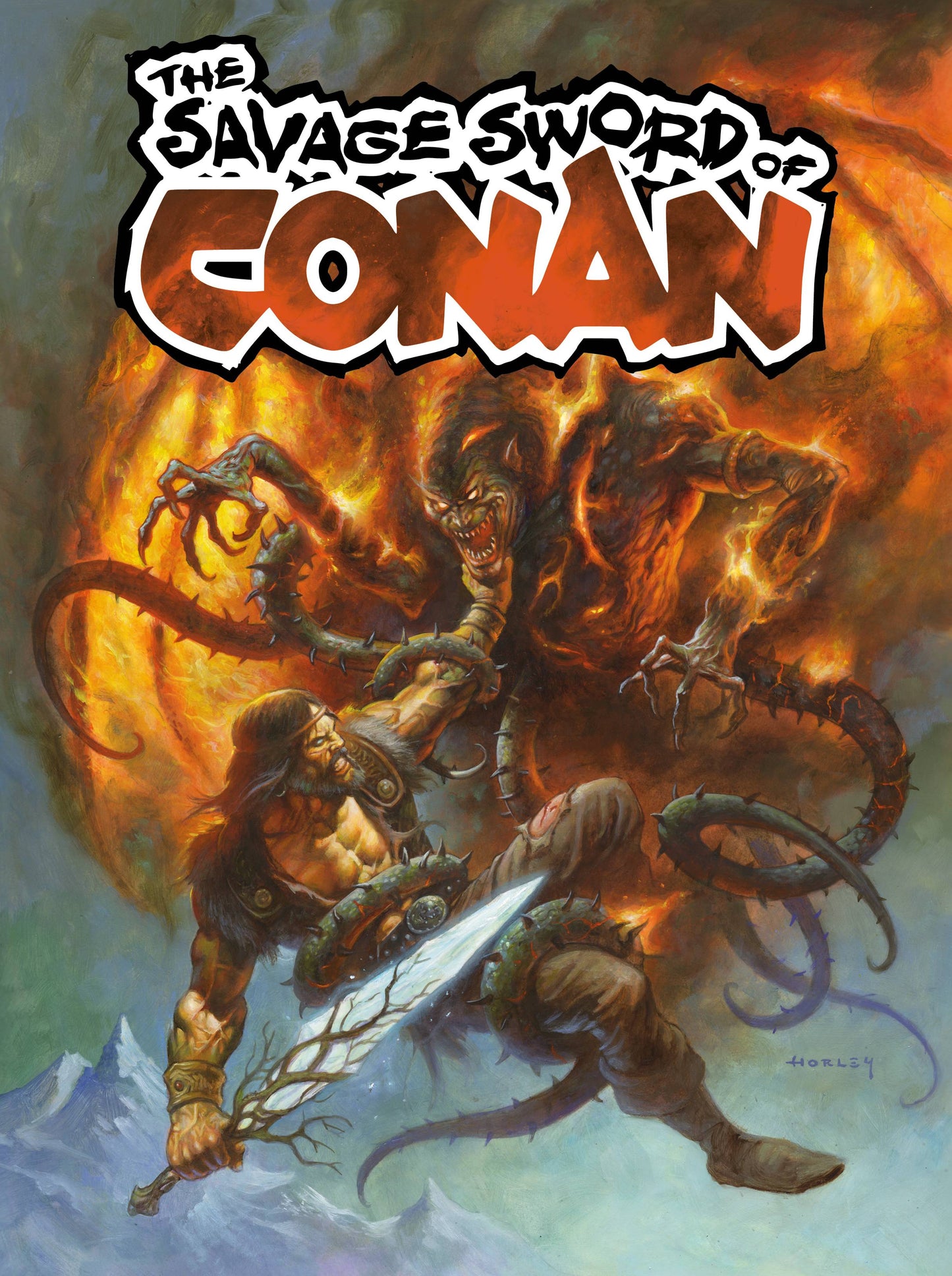 SAVAGE SWORD OF CONAN #6 (OF 6) CVR B HORLEY (MR) (11 Dec Release)