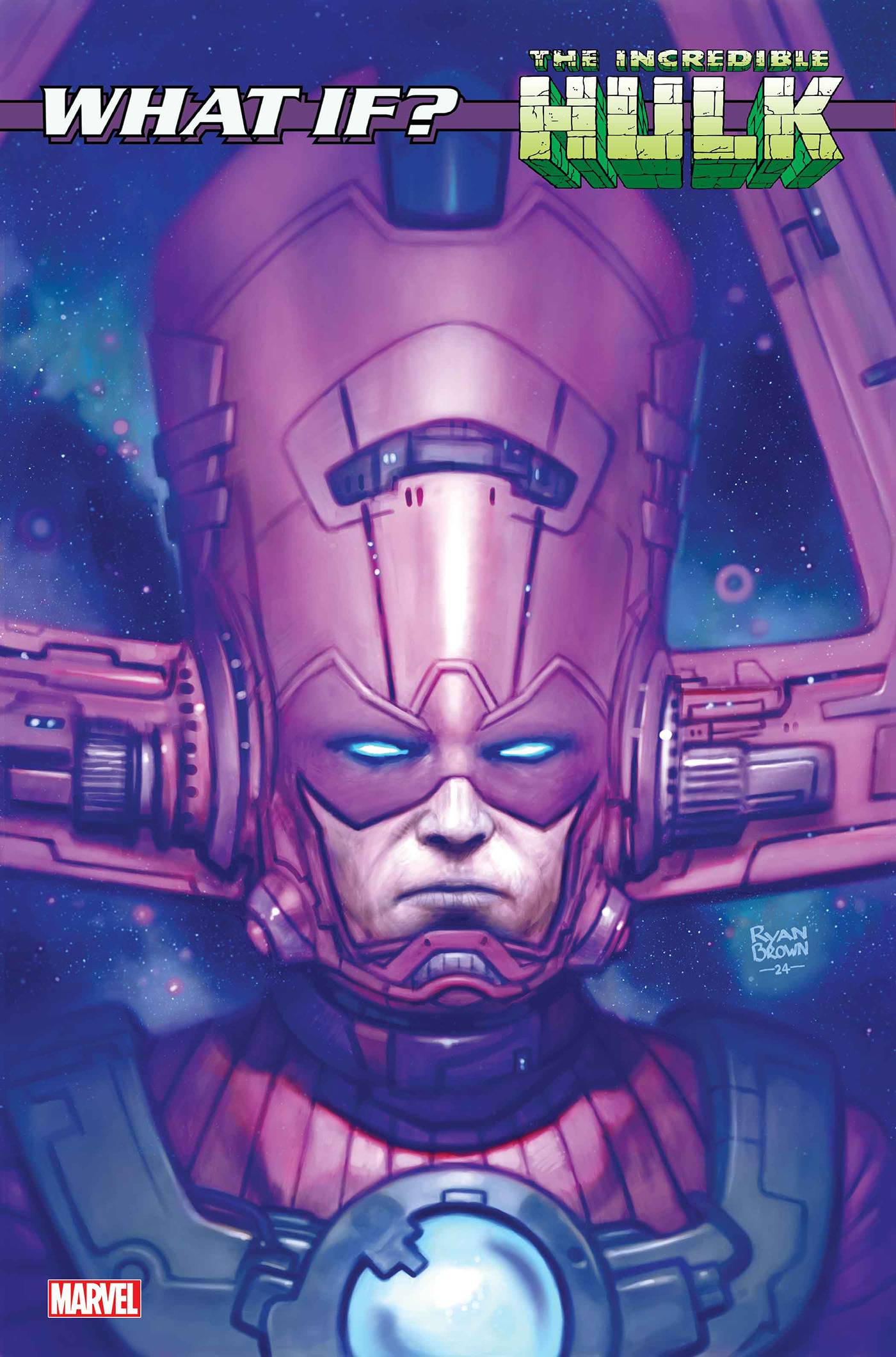 WHAT IF GALACTUS GALACTUS TRANSFORMED HULK #1 RYAN BROWN VAR (01 Jan Release)