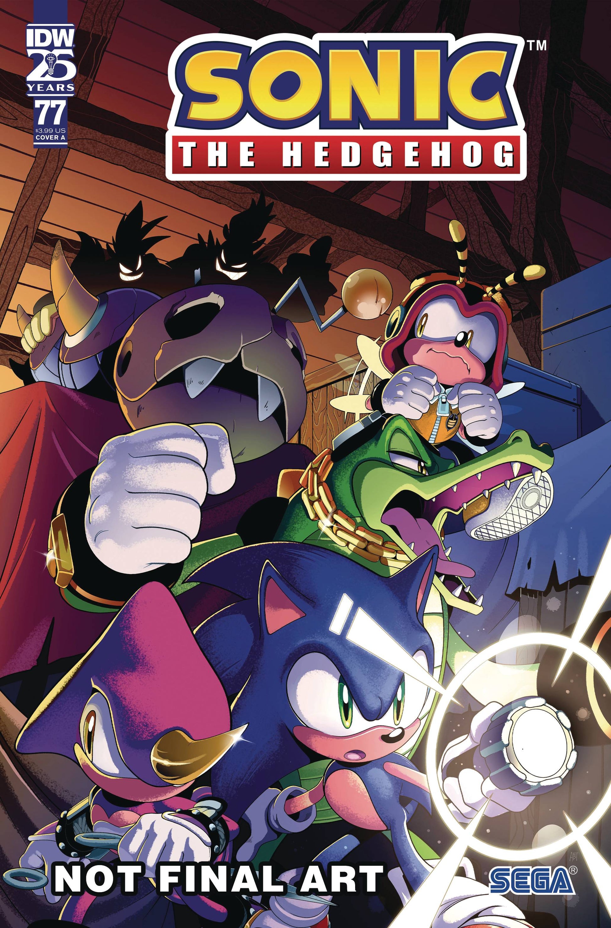 SONIC THE HEDGEHOG #77 CVR A THOMAS (19 Mar Release) - Comicbookeroo