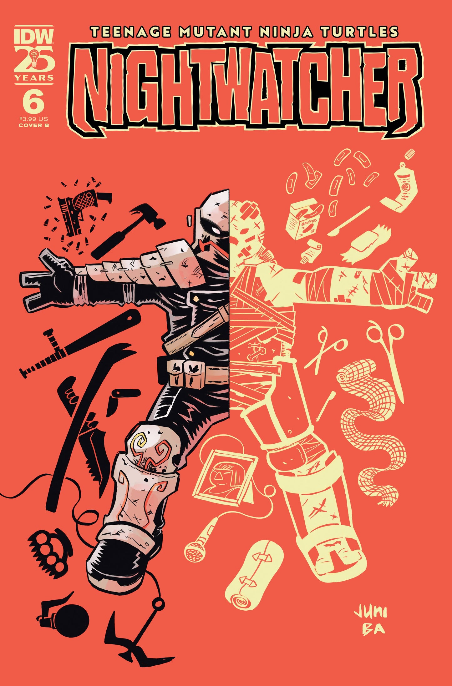 TEENAGE MUTANT NINJA TURTLES NIGHTWATCHER #6 CVR B BA (Backorder, Allow 4-5 Weeks)