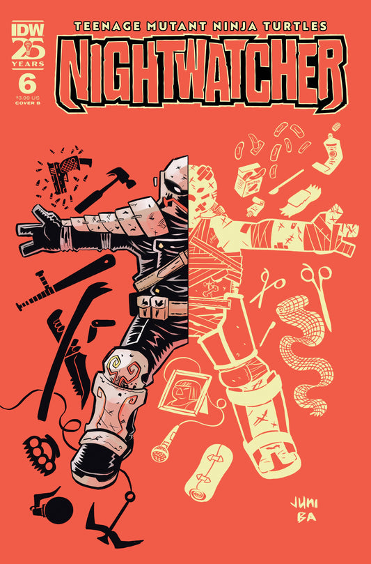 TEENAGE MUTANT NINJA TURTLES NIGHTWATCHER #6 CVR B BA (Backorder, Allow 4-5 Weeks)