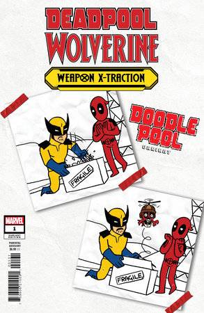 DEADPOOL WOLVERINE WEAPON X-TRACTION #1 DOODLEPOOL VAR (Backorder, Allow 4-5 Weeks)