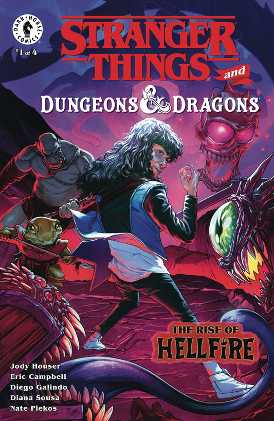 STRANGER THINGS D&D RISE OF HELLFIRE #1 CVR E MALAVIA (19 Feb Release) - Comicbookeroo