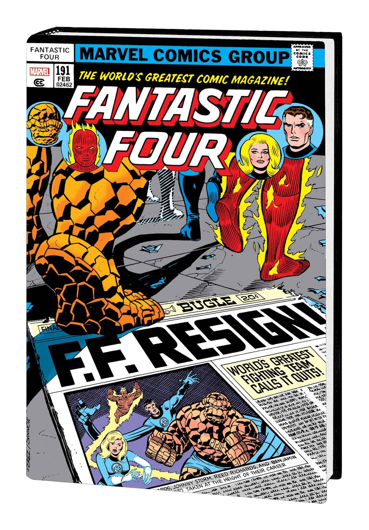 THE FANTASTIC FOUR OMNIBUS HC VOL 06 GEORGE PEREZ DM VAR