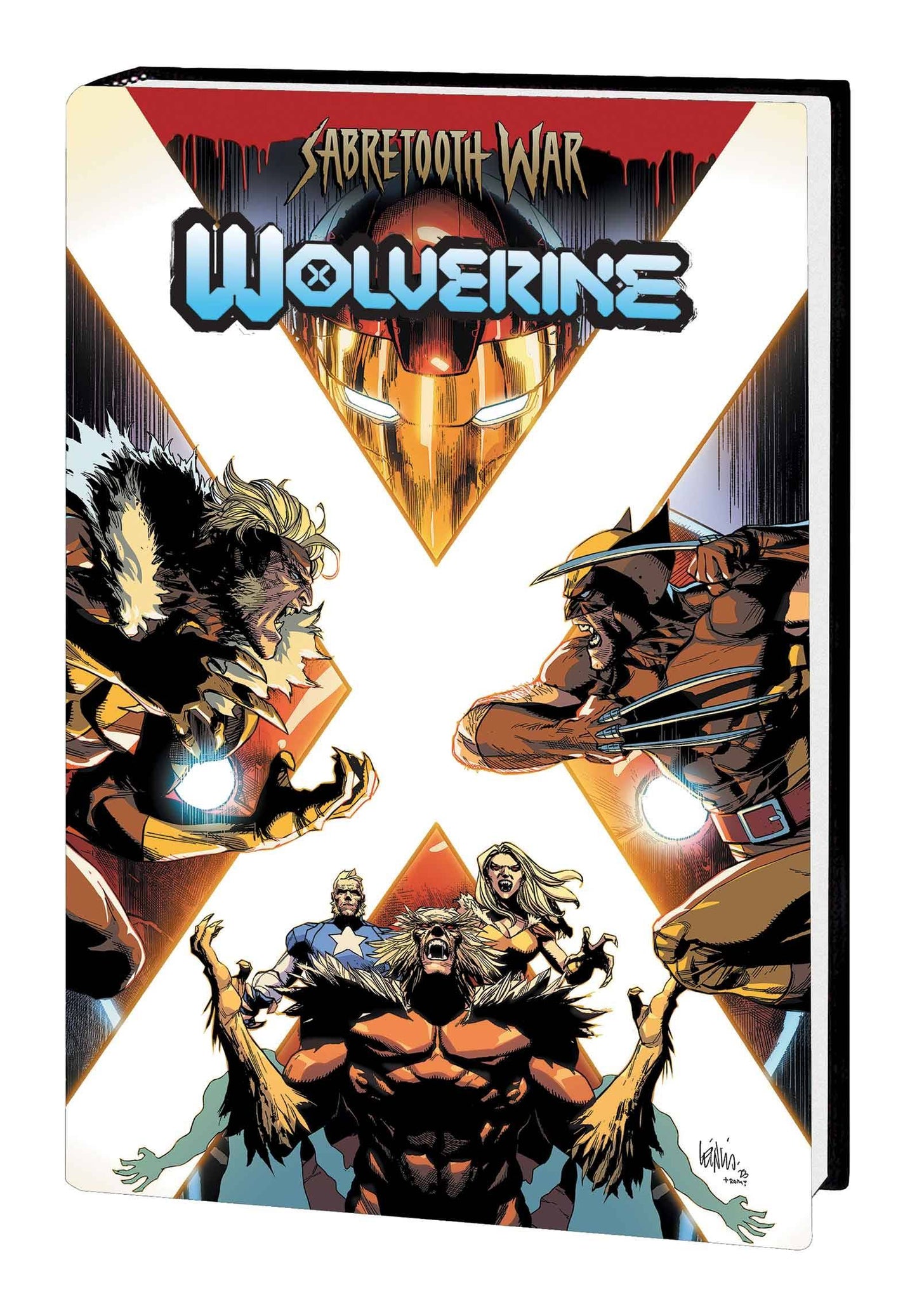 WOLVERINE SABRETOOTH WAR OMNIBUS HC LEINIL YU CVR