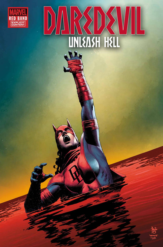 DAREDEVIL UNLEASH HELL RED BAND #2 (OF 5) (POLYBAG) (19 Feb Release) - Comicbookeroo