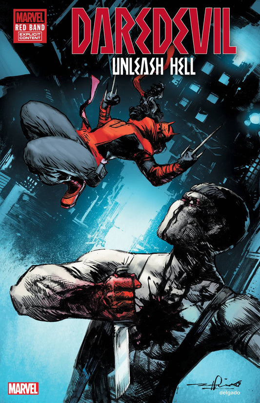 DAREDEVIL UNLEASH HELL RED BAND #2 (OF 5) ZAFFINO VAR (POLYBAG) (19 Feb Release) - Comicbookeroo