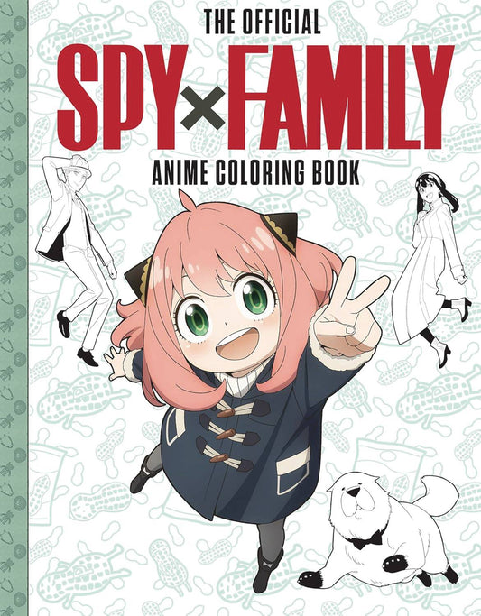 SPY X FAMILY OFFICIAL ANIME COLORING BOOK (05 Mar Release) - Comicbookeroo