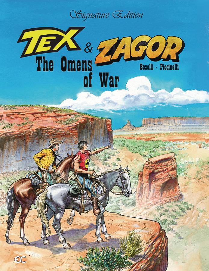 TEX & ZAGOR OMENS OF WAR HC SIGNATURE ED (26 Feb Release) - Comicbookeroo