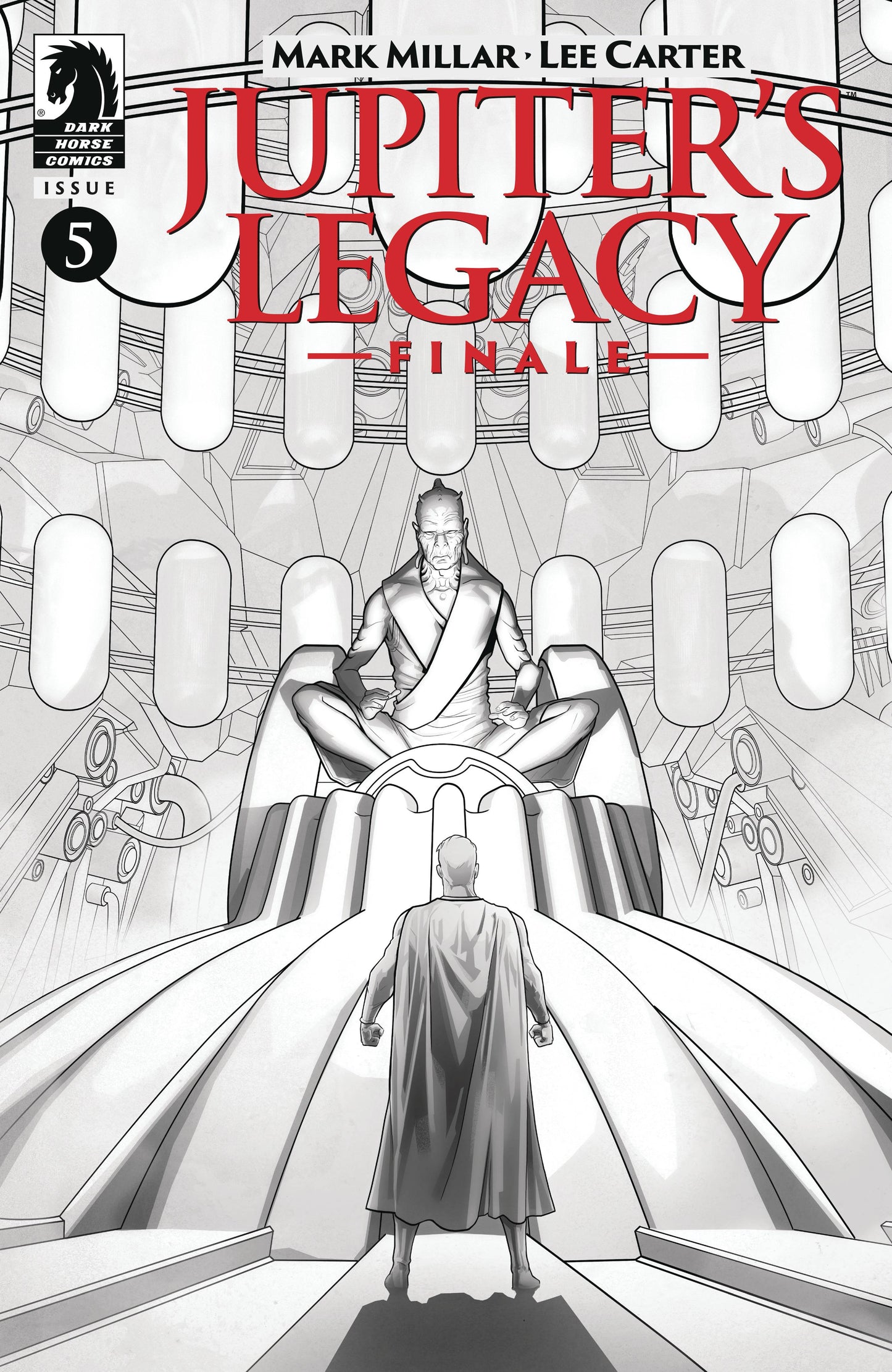 JUPITERS LEGACY FINALE #5 CVR B B&W CARTER (MR) (19 Mar Release) - Comicbookeroo